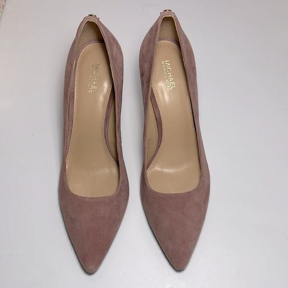 NEW Michael Kors Women Dorothy Flex  Suede Pump Dusty Rose - Picture 2 of 8